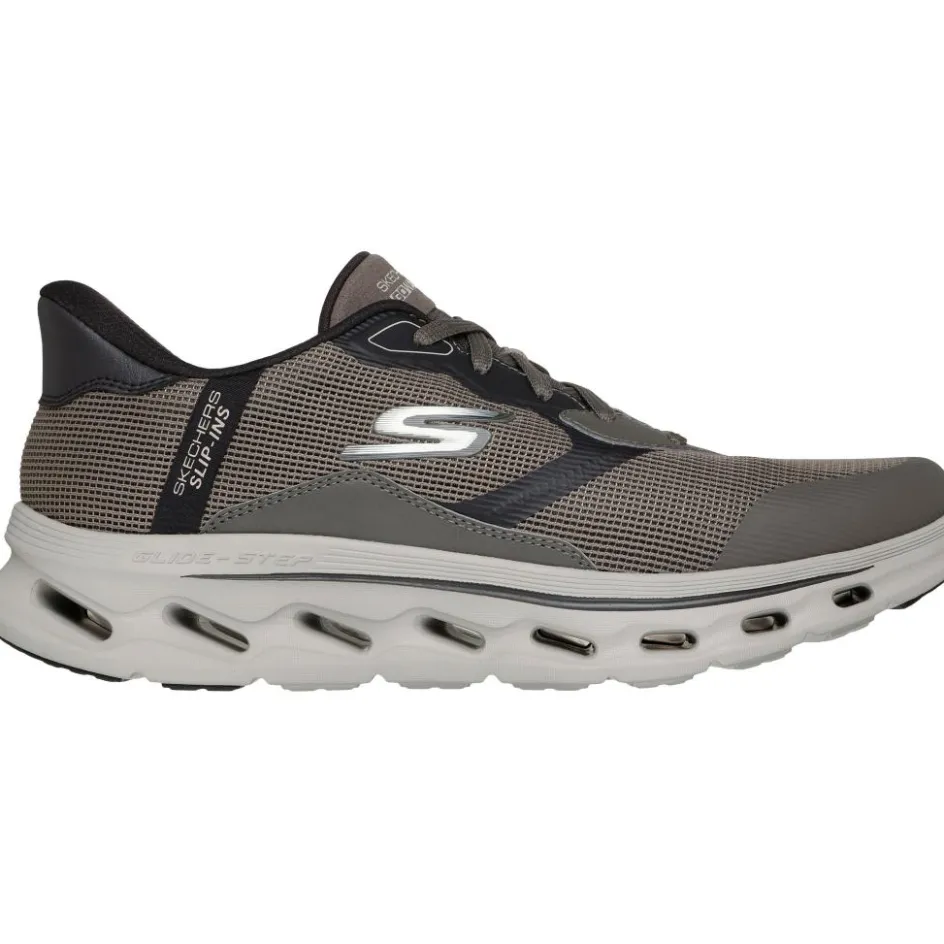Skechers Slip-ins: GO WALK Glide - Step 2.0 - Zac schoenen heren dark taupe