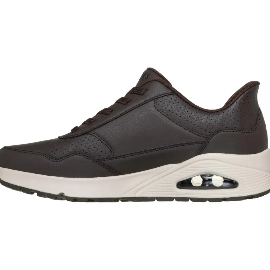 Outlet Skechers Slip-ins: UNO - Banksia Luxe schoenen heren chocolate