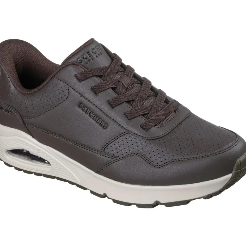 Outlet Skechers Slip-ins: UNO - Banksia Luxe schoenen heren chocolate