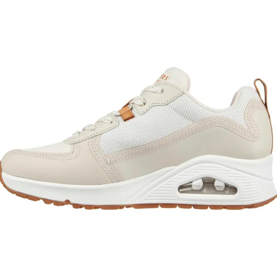 Sale Skechers Uno - Layover schoenen dames gebroken wit