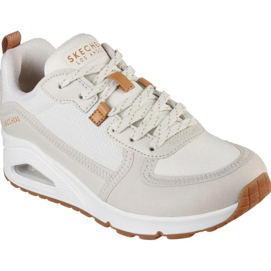 Sale Skechers Uno - Layover schoenen dames gebroken wit
