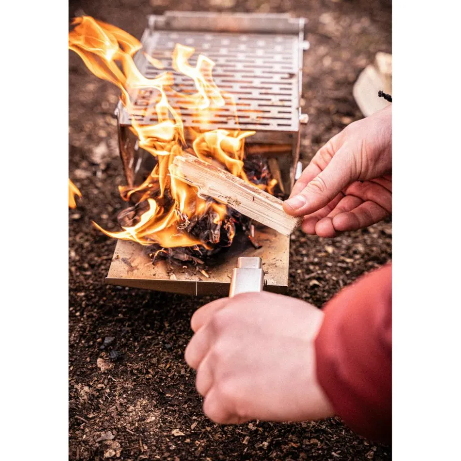 Discount SKOTTI Mini Grill houtskoolbarbecue silver