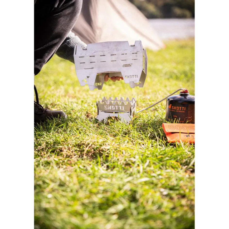 Discount SKOTTI Mini Grill houtskoolbarbecue silver