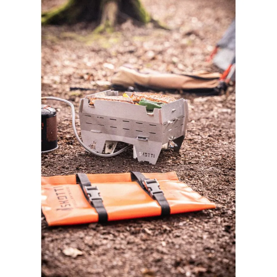 Discount SKOTTI Mini Grill houtskoolbarbecue silver