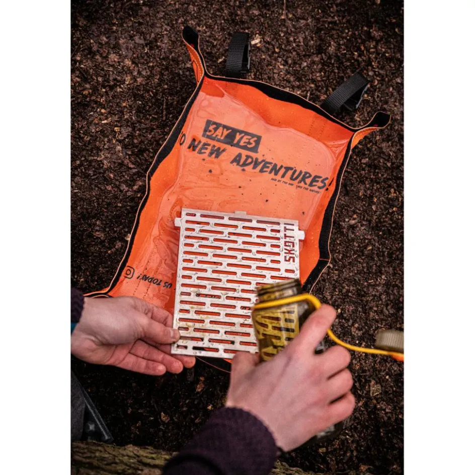 Discount SKOTTI Mini Grill houtskoolbarbecue silver