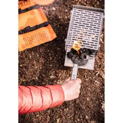 Discount SKOTTI Mini Grill houtskoolbarbecue silver