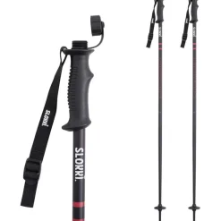 Clearance Slokki Skistokken zwart - 130 cm