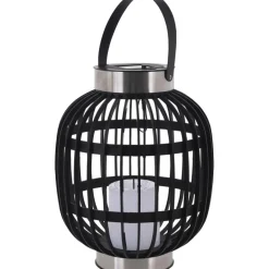 Solar LED lantaarn zwart