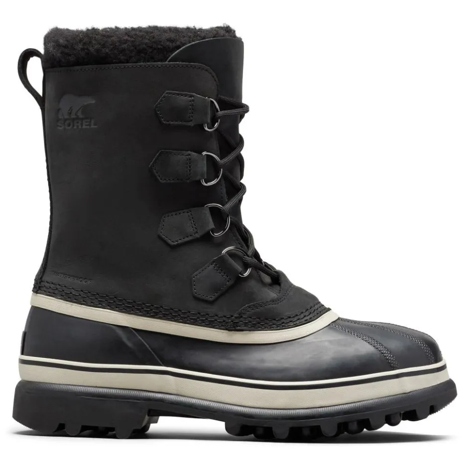 Outlet Sorel Caribou snowboots heren black dark stone