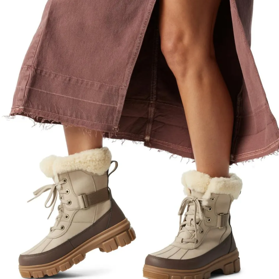 Discount Sorel Torino V snowboots dames omega taupe gum