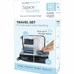 Space Buddy  Vacuüm opbergzakken reisset 4-delig