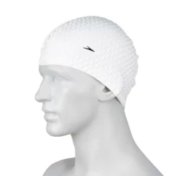 Speedo Bubble Cap badmuts white