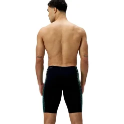 Speedo Endurance+ MAX Tech Panel Jammer zwemboxer heren black turquoise