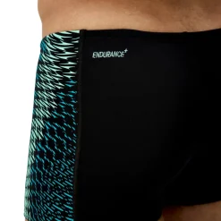 Speedo Endurance+ MAX Tech Panel zwemboxer heren black turquoise