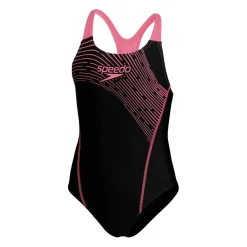 Discount Speedo Medley Logo Medalist badpak junior black pink