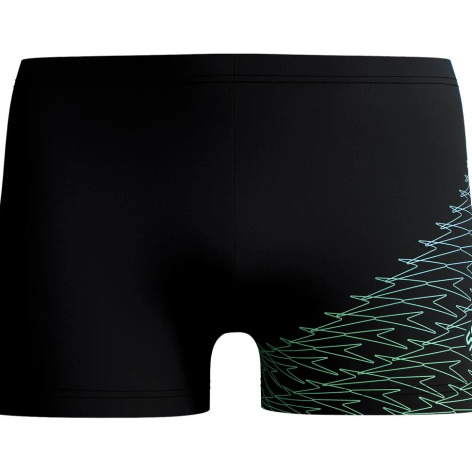 Speedo Medley Logo zwemboxer heren black green