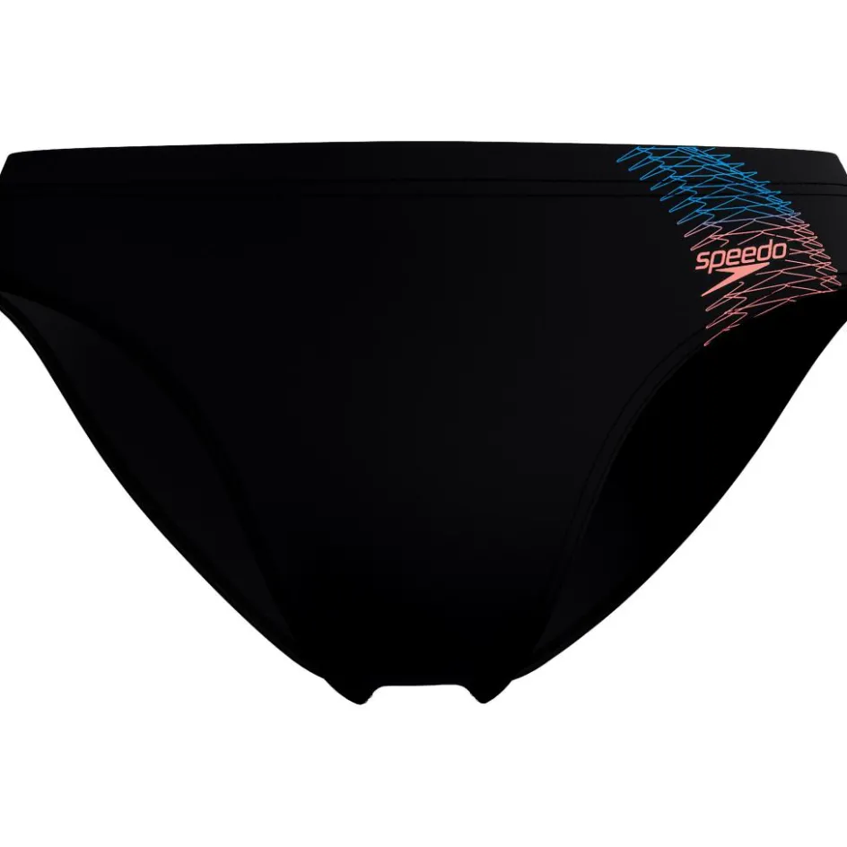 Hot Speedo Medley Logo zwemboxer heren black orange