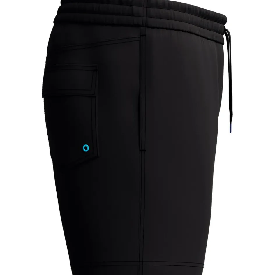 Online Speedo Medley Logo zwembroek heren black neon coral