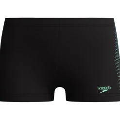 Speedo Plastisol Placement zwemboxer junior black green