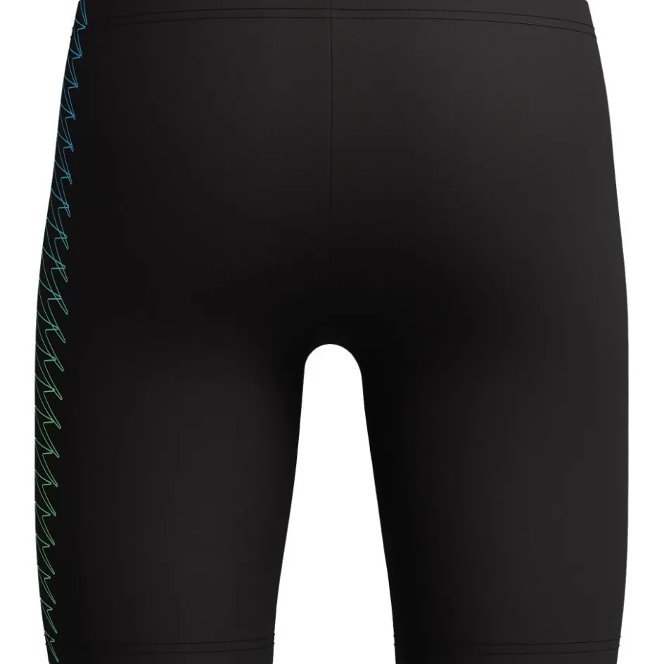 New Speedo Plastisol Placement Jammer zwemboxer junior black green