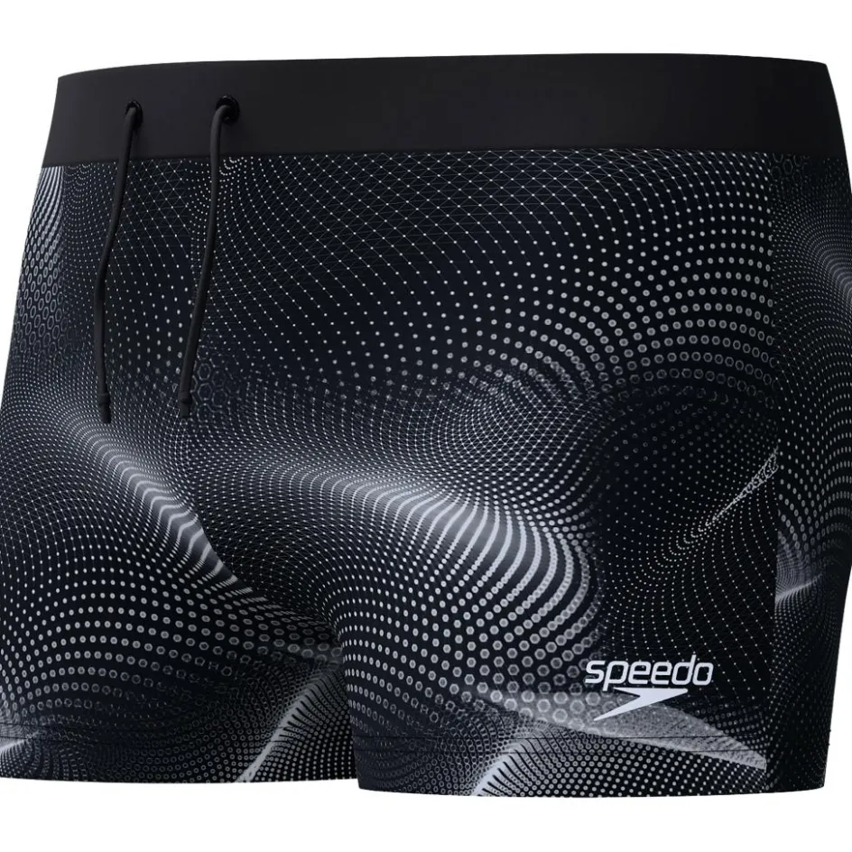 Speedo Valmilton Allover zwemboxer heren black grey