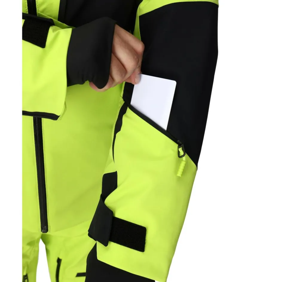 Clearance Spyder Leader winterjas heren lime