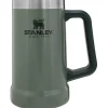 Stanley PMI  Adventure Big Grip Beer Stein thermosbeker 0,7 liter hammertone green