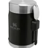 Stanley PMI  Classic Legendary +spork lunchpot 400 ml  matte black pebble
