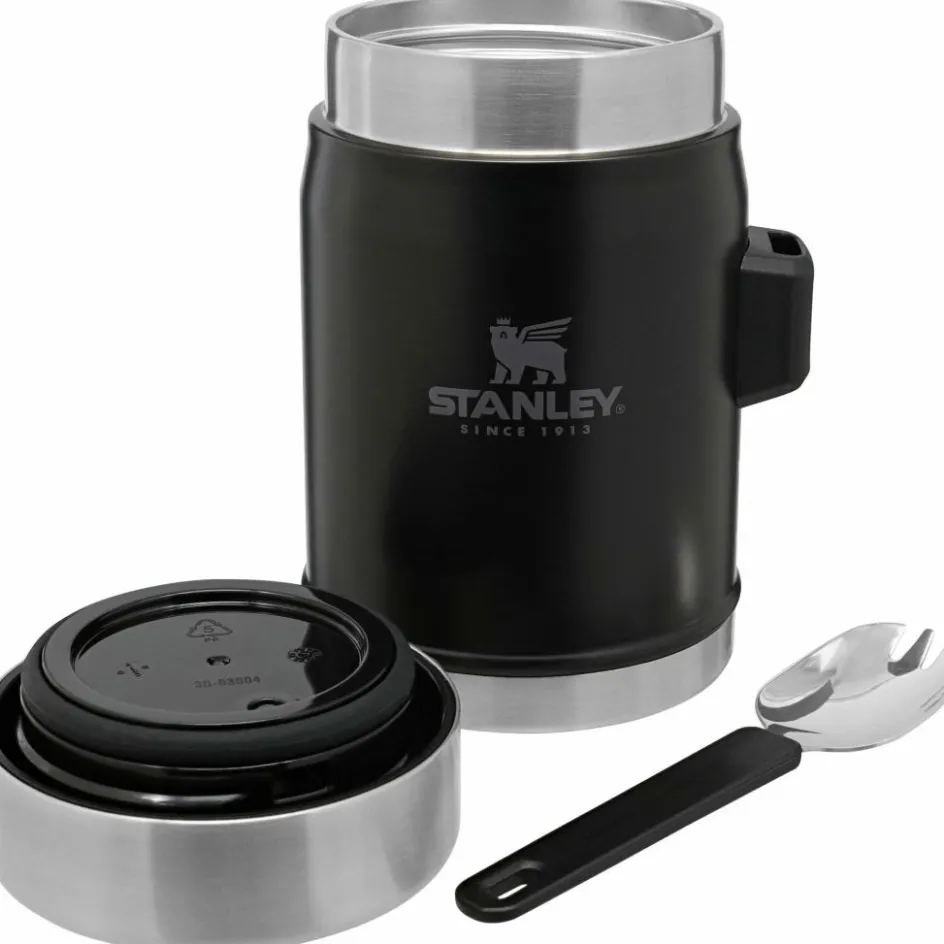 Stanley PMI Classic Legendary +spork lunchpot 400 ml matte black pebble