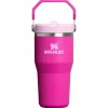 Outlet Stanley PMI  Iceflow Flip Straw Tumbler thermosbeker 590 ml violet blossom