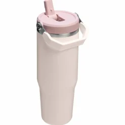 New Stanley PMI  Iceflow Flip Straw Tumbler thermosbeker 890 ml rose quartz