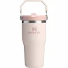Stanley PMI  Iceflow Flip Straw Tumbler thermosbeker 590 ml rose quartz