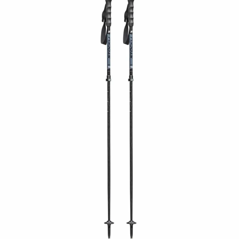 Stöckli Carbon Pro Vario skistokken black - 105 - 135 cm