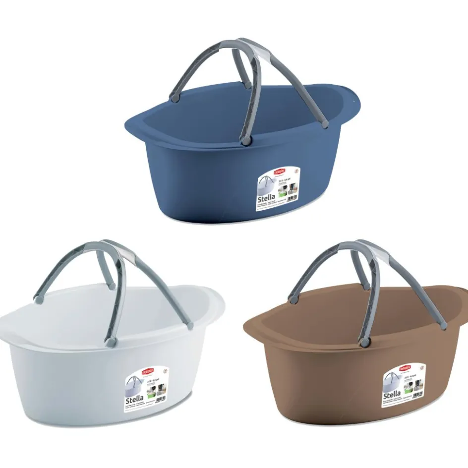 Stefanplast Stella Ovale afwasteil 25 liter assorti