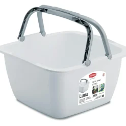 Stefanplast Vierkante afwasteil met hengsels 18,5 liter assorti