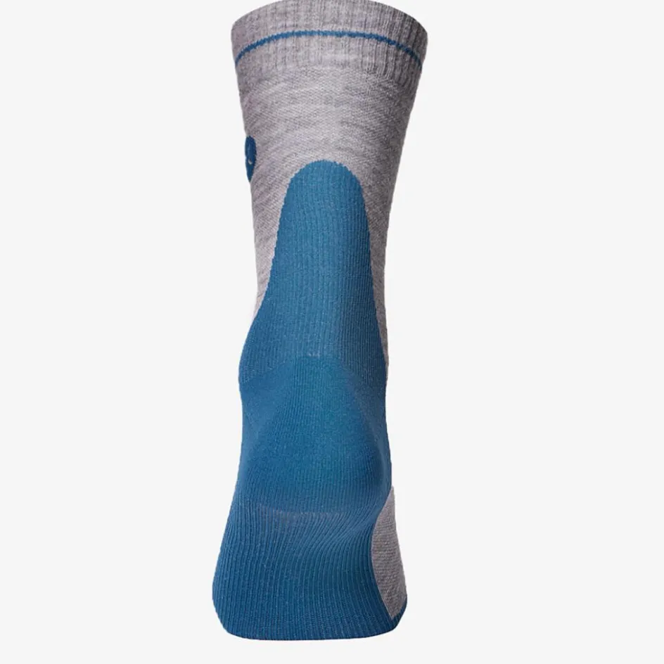 STOX Energy Socks Merino Hiking wandel compressiesokken heren silver grey teal