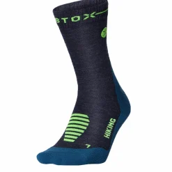 New STOX Energy Socks  Merino Hiking wandel compressiesokken heren dark  blue green