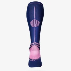 Clearance STOX Energy Socks  Sports hardloop compressiesokken dames dark blue pink