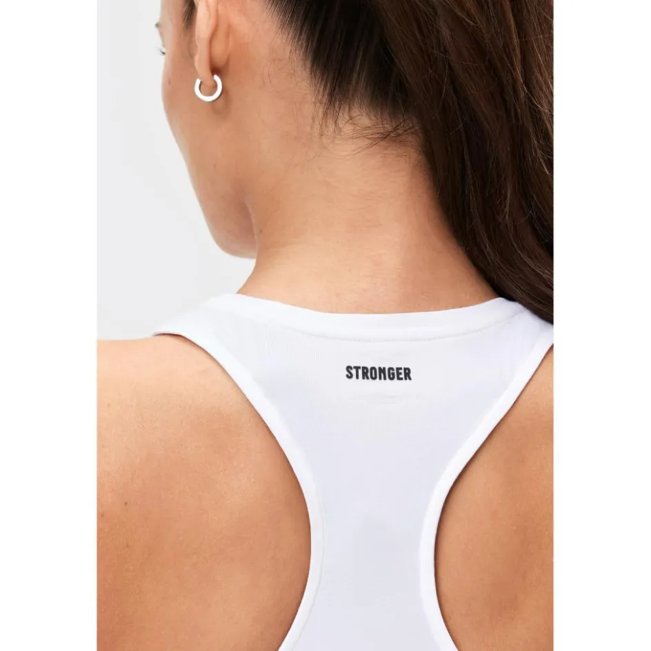 Clearance Stronger Airy Racerback tanktop dames white - M