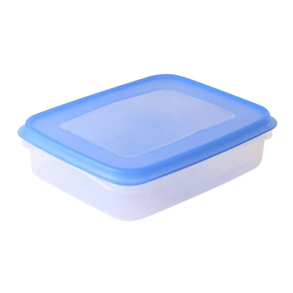 Discount Sunware Club Cuisine vershouddoos 700 ml transparant blauw 3-pack