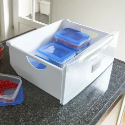 Discount Sunware Club Cuisine vershouddoos 700 ml transparant blauw 3-pack