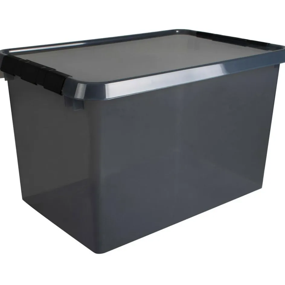 Online Sunware Comfort Line opbergbox 62 liter transparant grijs zwart