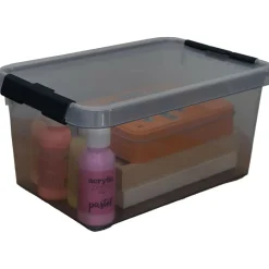 Online Sunware Comfort Line opbergbox 6 liter transparant grijs zwart