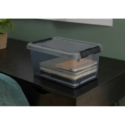 Online Sunware Comfort Line opbergbox 6 liter transparant grijs zwart