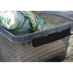 Discount Sunware Comfort Line opbergbox 36 liter transparant grijs  zwart