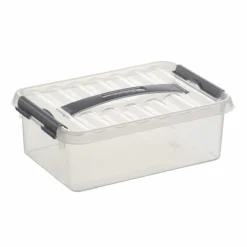 Hot Sunware Q-Line opbergbox 4 liter transparant metaal