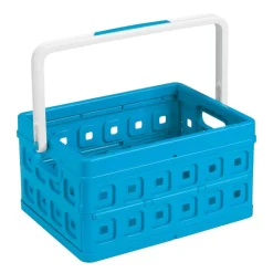 Hot Sunware Square Folda vouwkrat met handgreep 24 liter blauw