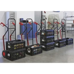 Sale Sunware Square Heavy Duty vouwkrat 45 liter zwart