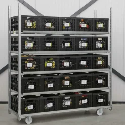 Sale Sunware Square Heavy Duty vouwkrat 45 liter zwart