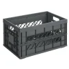 Sunware Square Heavy Duty vouwkrat 45 liter antraciet